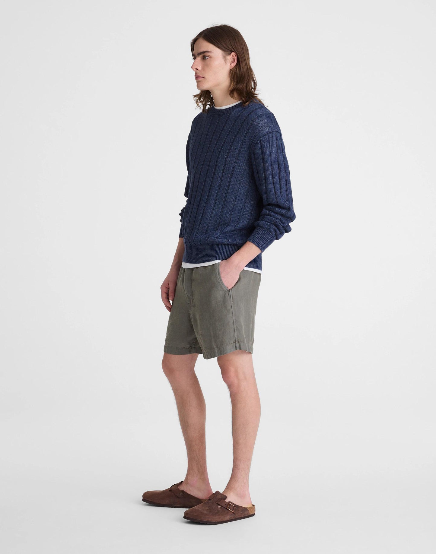 Madewell Pull-On Shorts in Linen