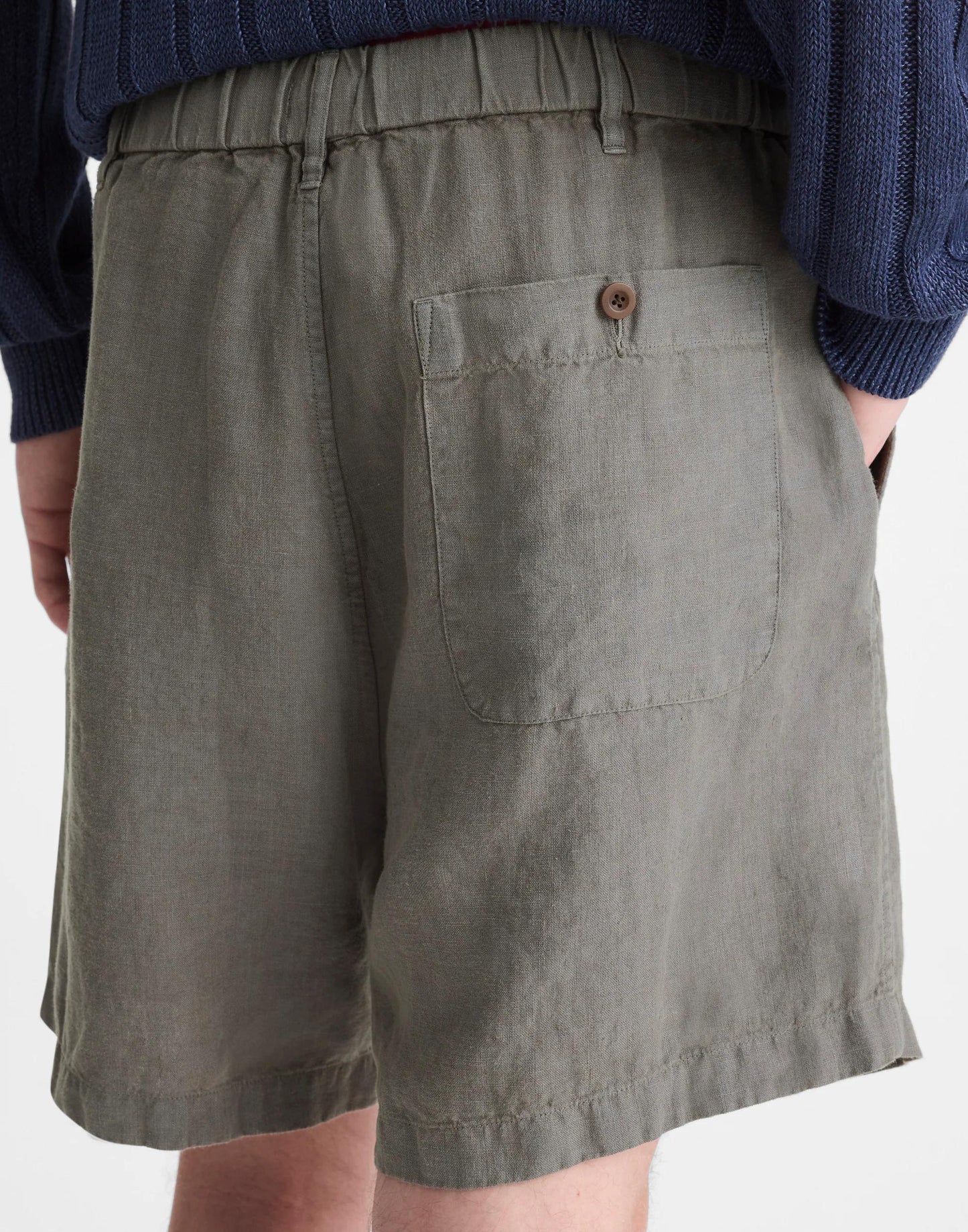 Madewell Pull-On Shorts in Linen
