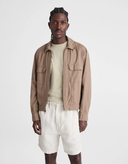 Madewell Pull-On Shorts in Linen