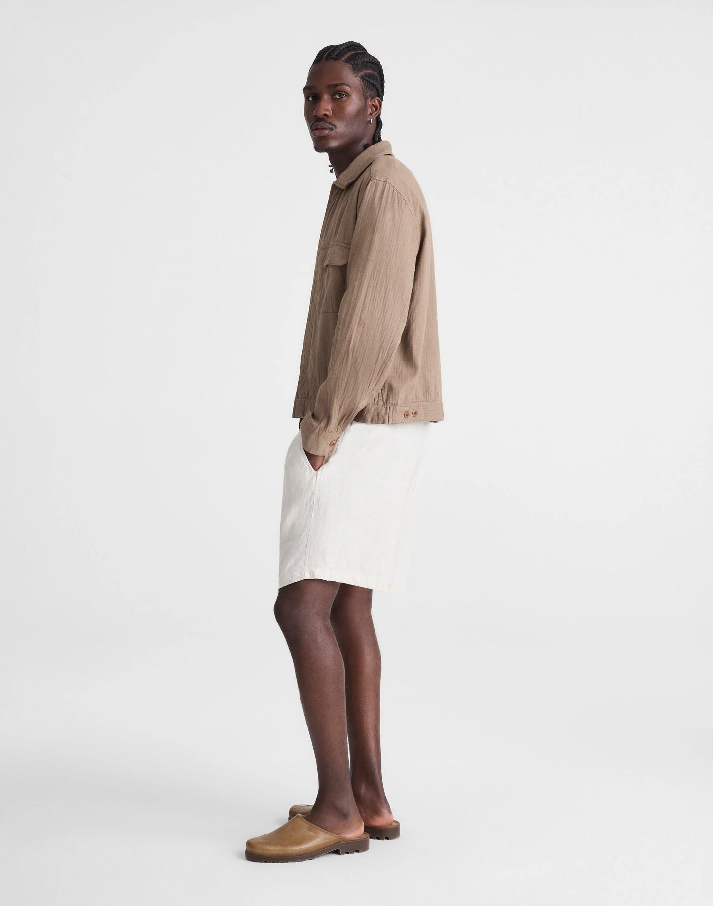 Madewell Pull-On Shorts in Linen
