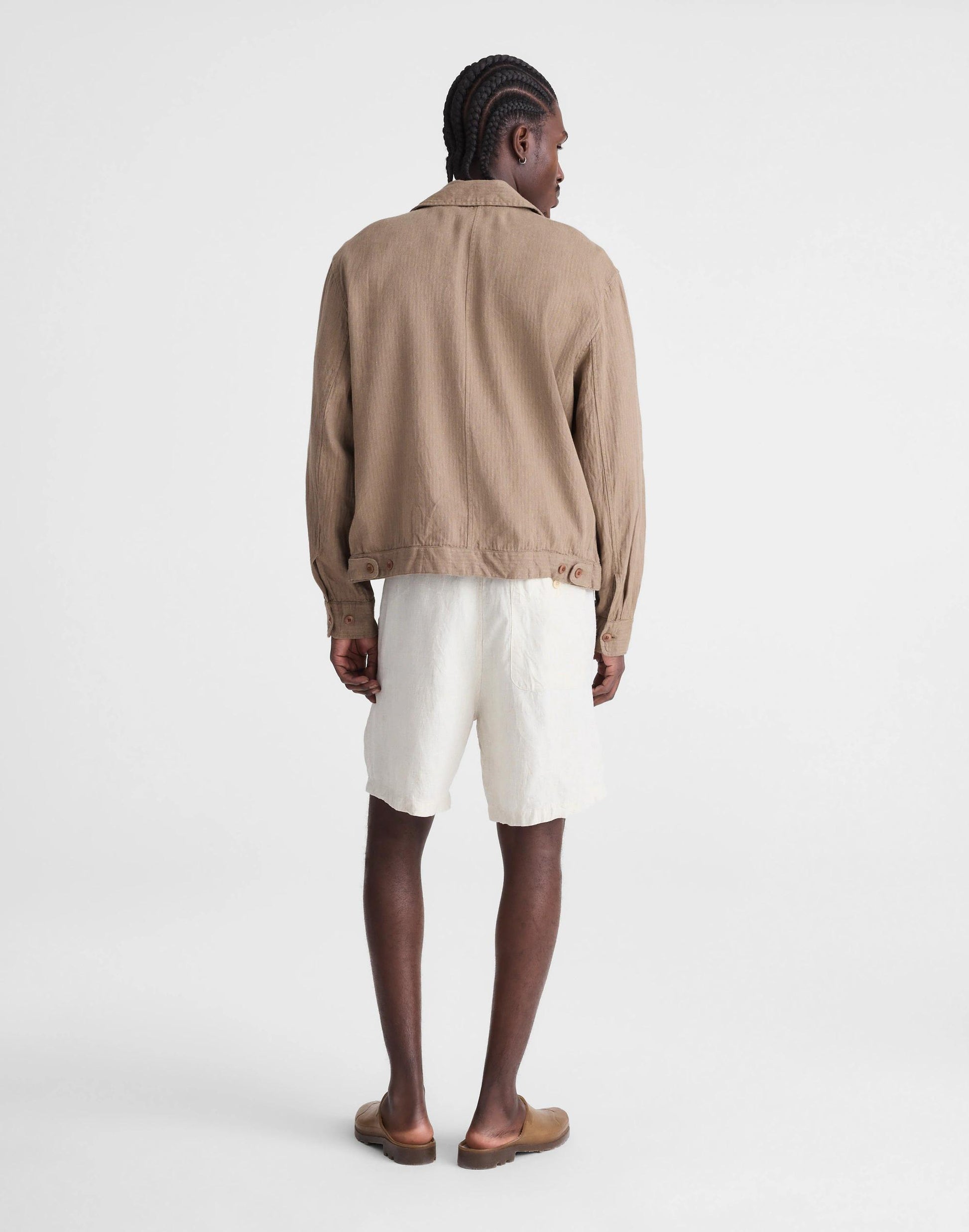 Madewell Pull-On Shorts in Linen