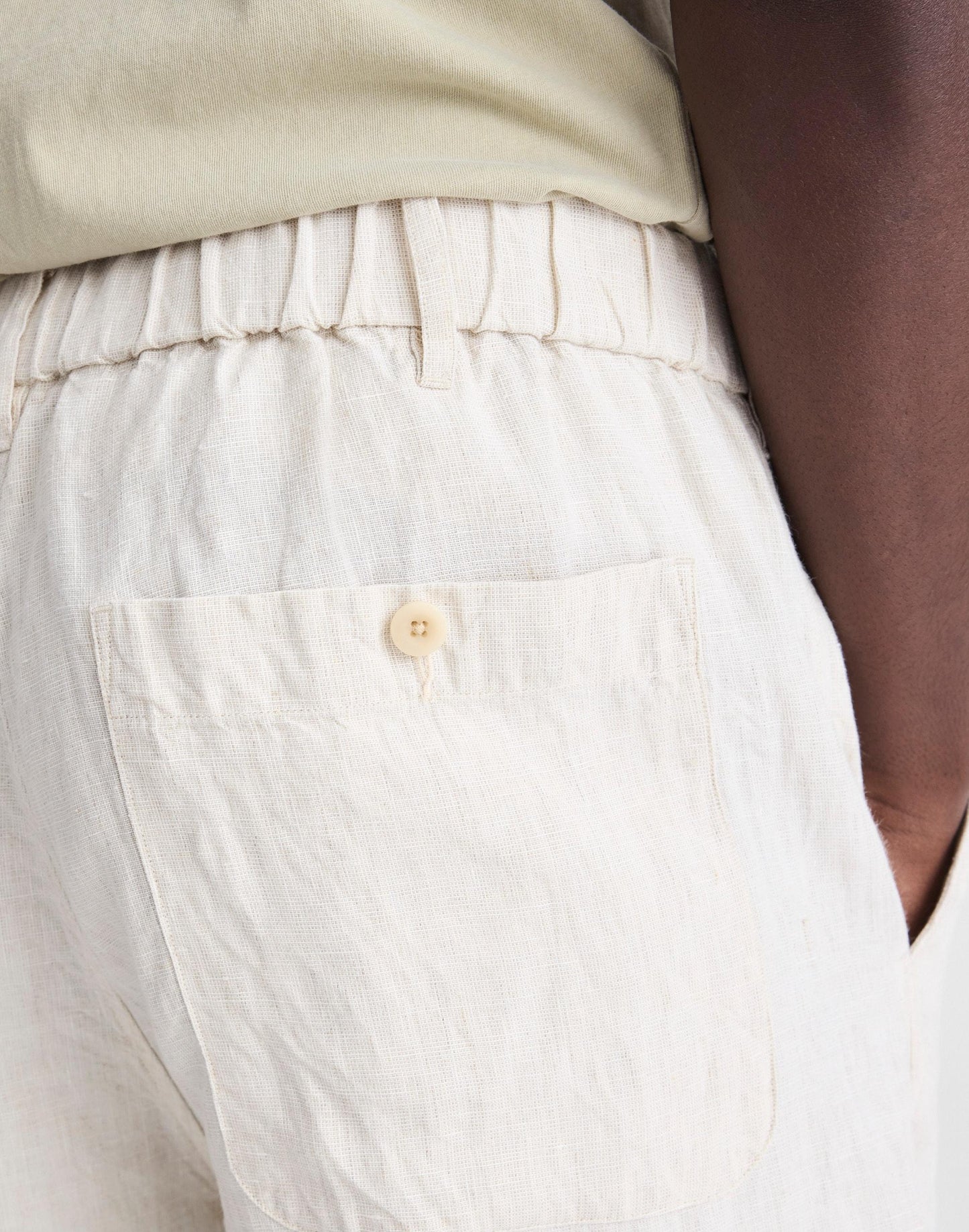 Madewell Pull-On Shorts in Linen