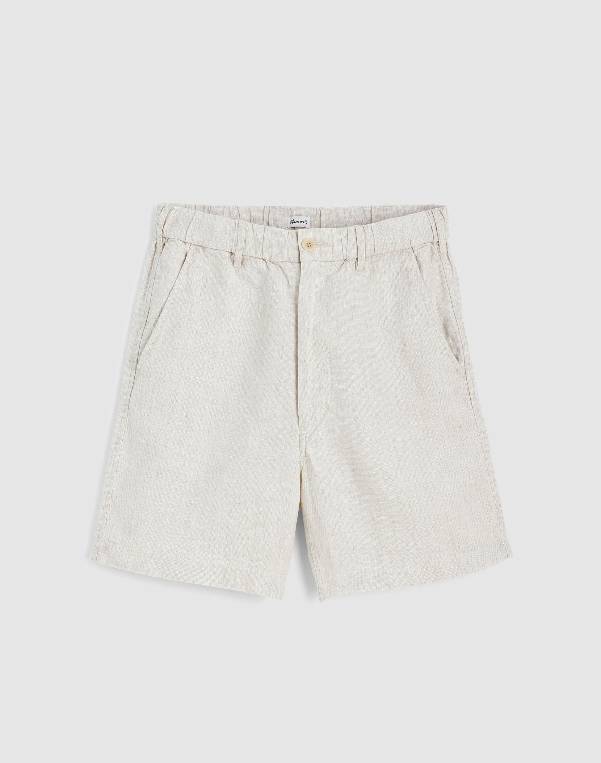Madewell Pull-On Shorts in Linen
