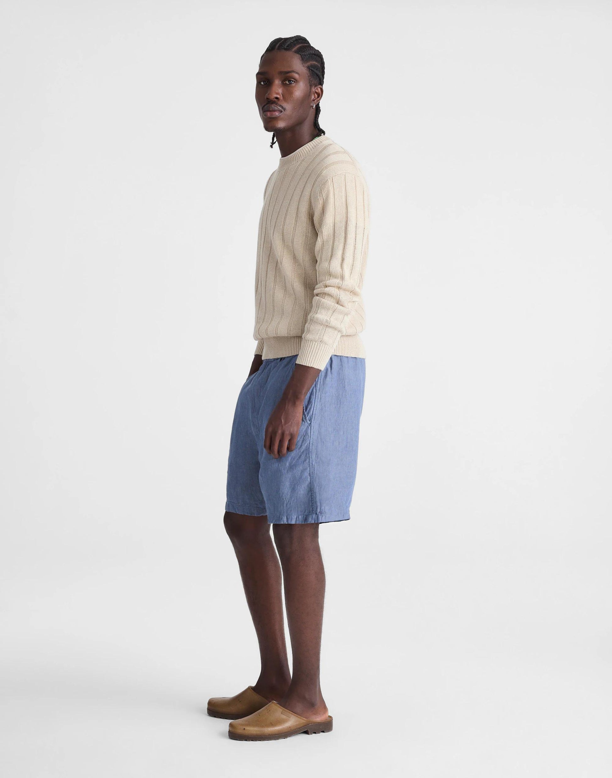 Madewell Pull-On Shorts in Linen
