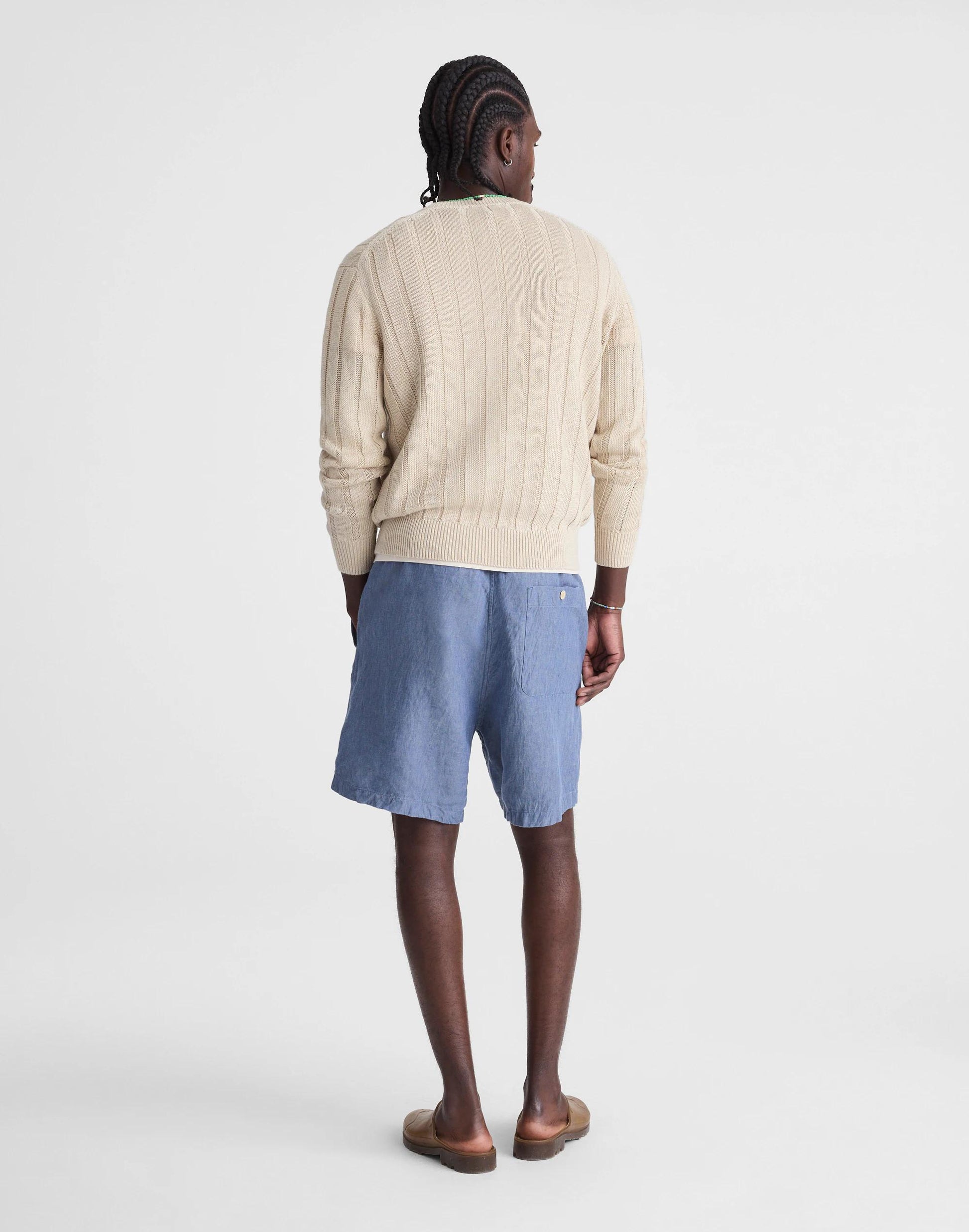Madewell Pull-On Shorts in Linen