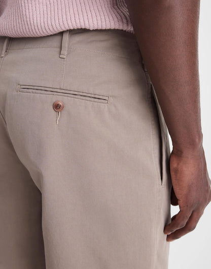 Madewell Pleated Chino Shorts in Uniform Twill