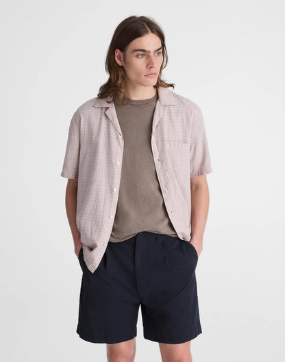 Madewell Pleated Chino Shorts in Uniform Twill