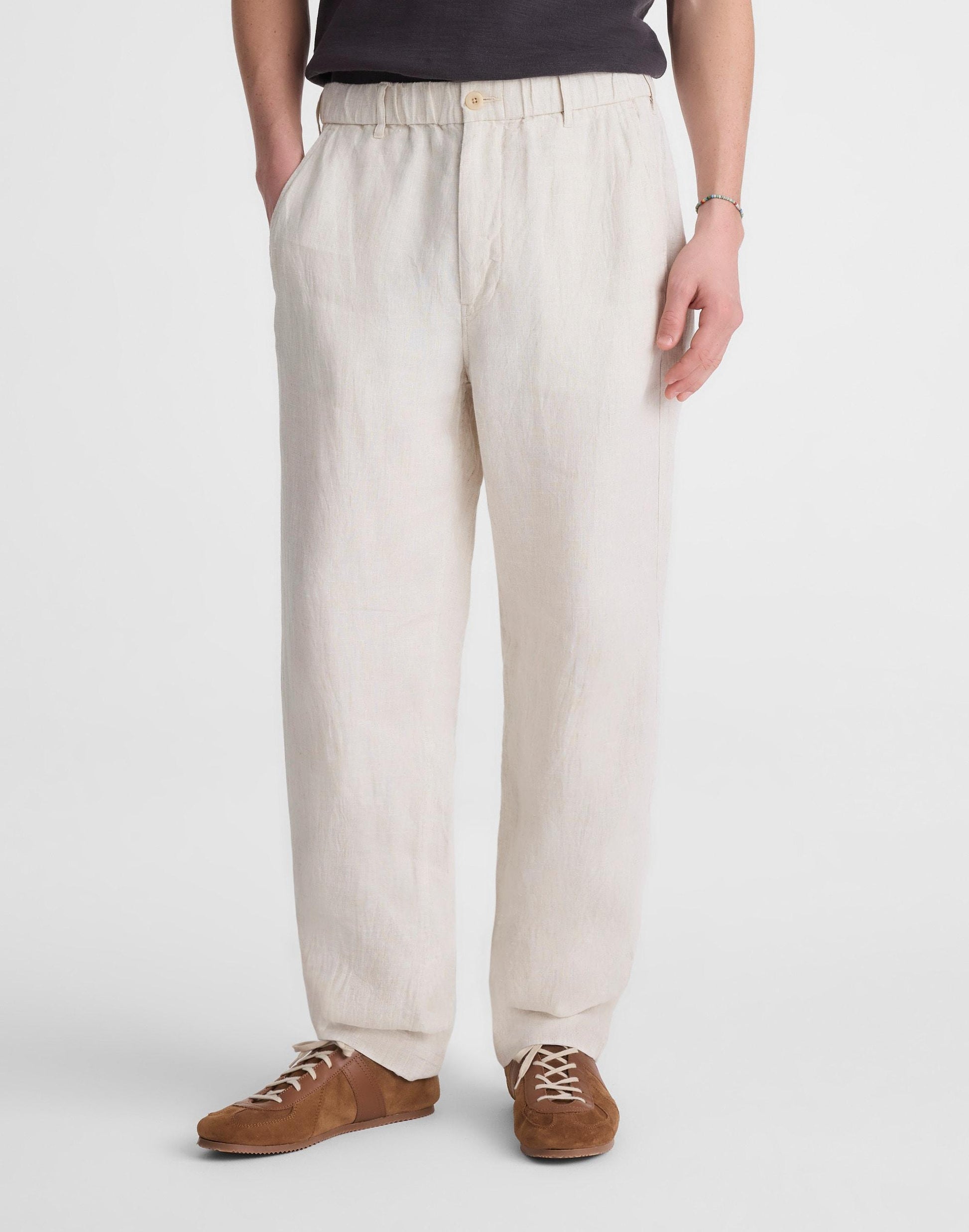 Madewell Pull-On Pant in Linen