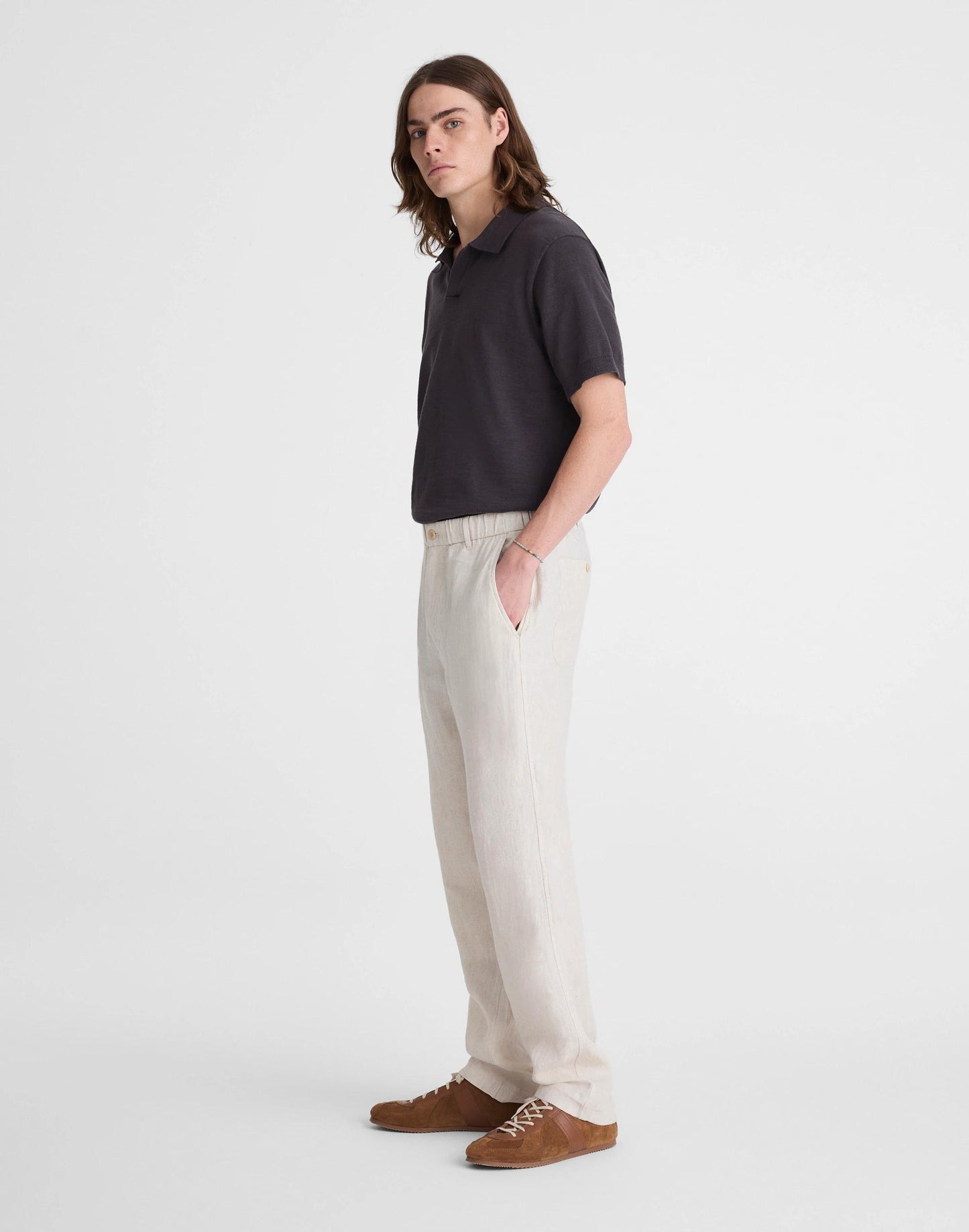 Madewell Pull-On Pant in Linen
