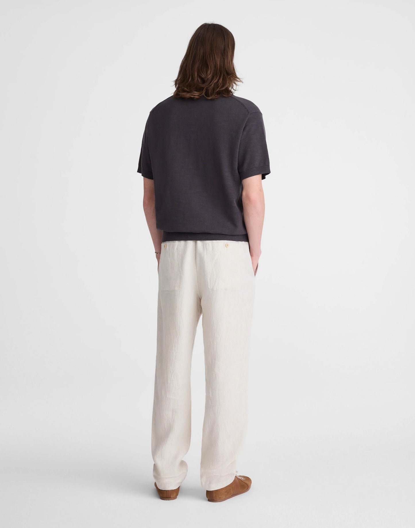 Madewell Pull-On Pant in Linen
