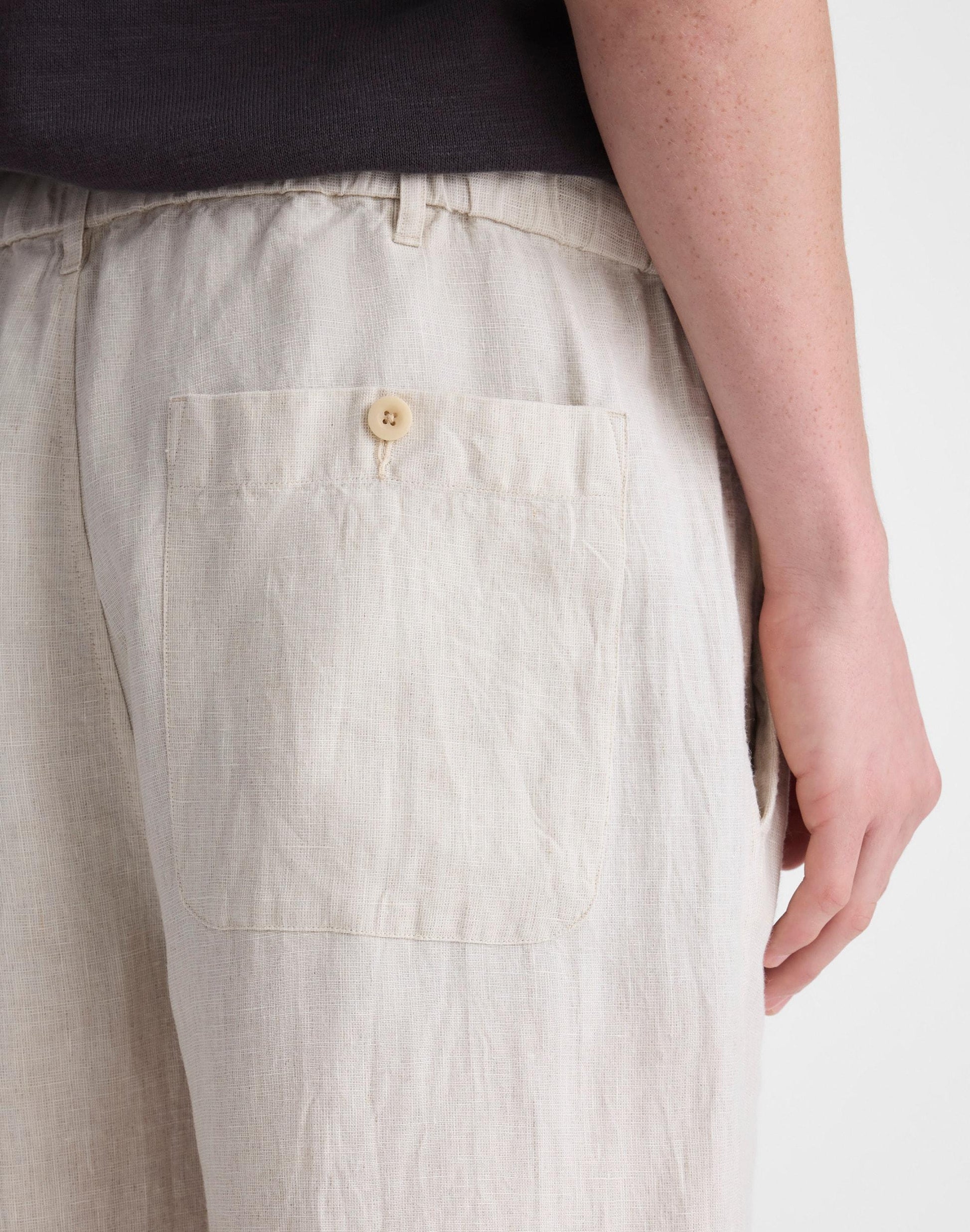 Madewell Pull-On Pant in Linen