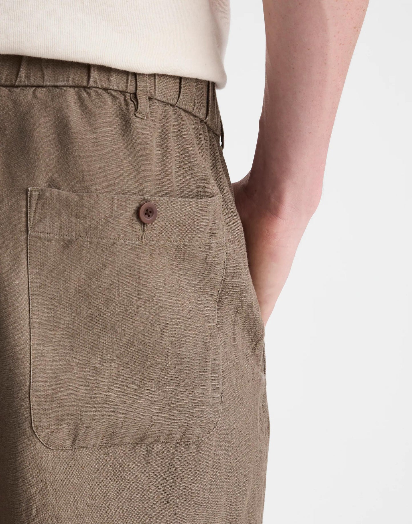 Madewell Pull-On Pant in Linen