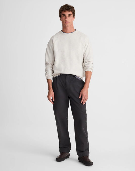 Madewell Pleated Chino Pants in Uniform Twill