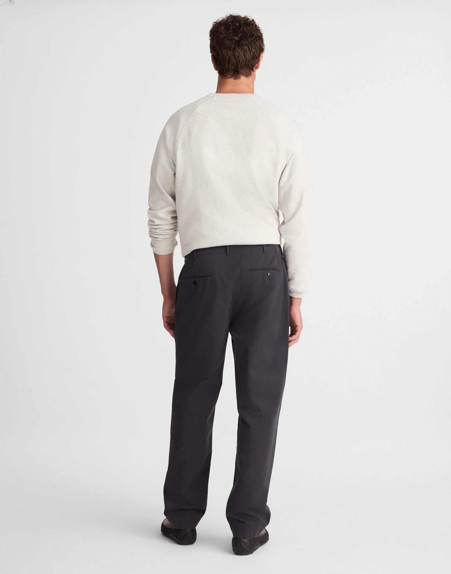 Madewell Pleated Chino Pants in Uniform Twill