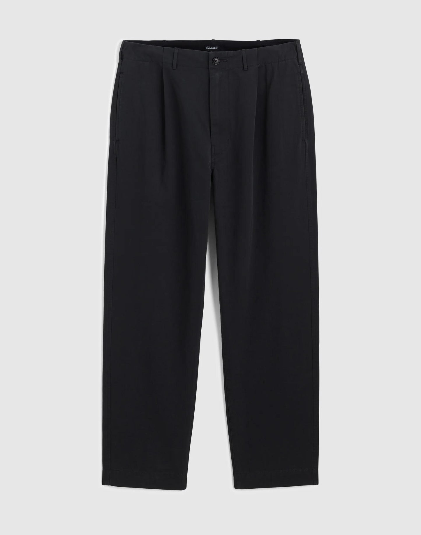 Madewell Pleated Chino Pants in Uniform Twill