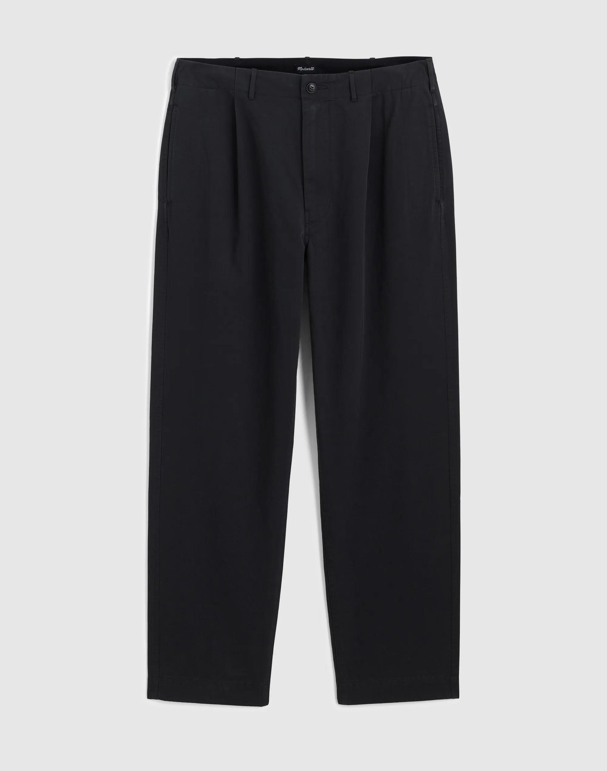 Madewell Pleated Chino Pants in Uniform Twill