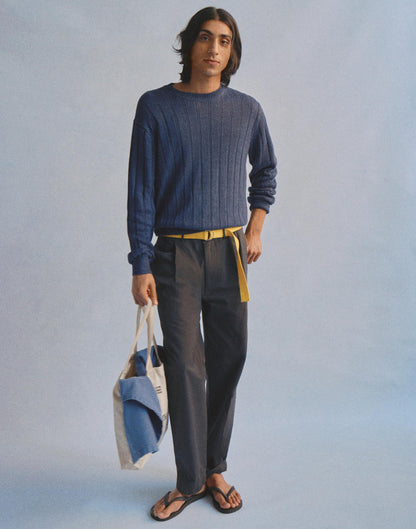 Madewell Pleated Chino Pants in Uniform Twill