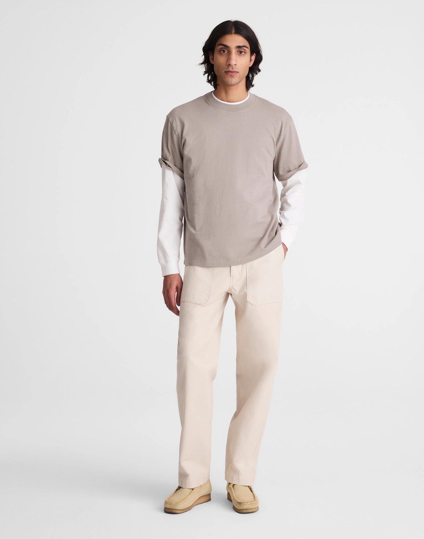 Madewell Fatigue Pants in Reverse Sateen