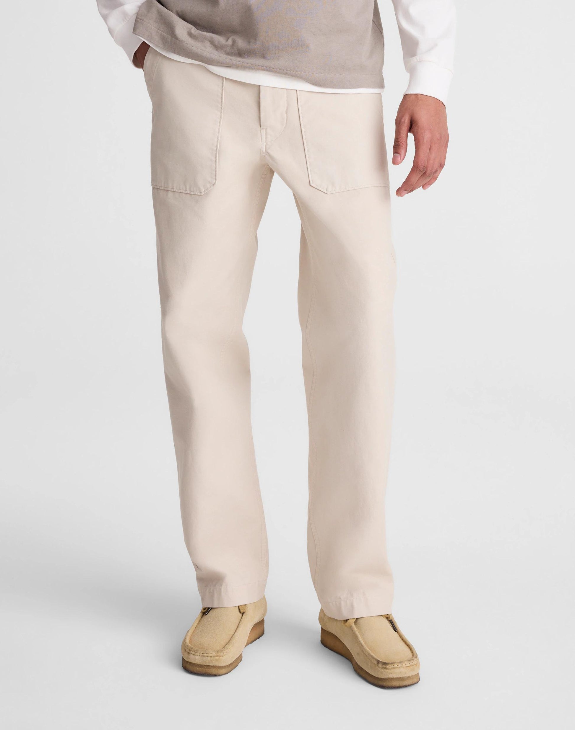 Madewell Fatigue Pants in Reverse Sateen