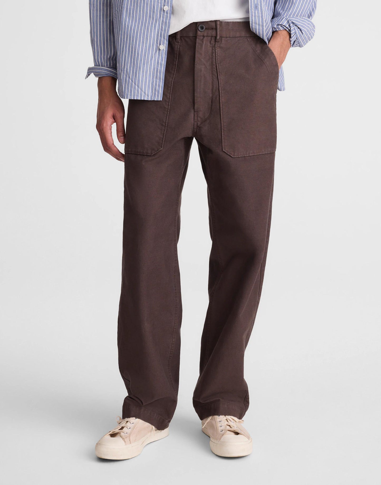 Madewell Fatigue Pants in Reverse Sateen