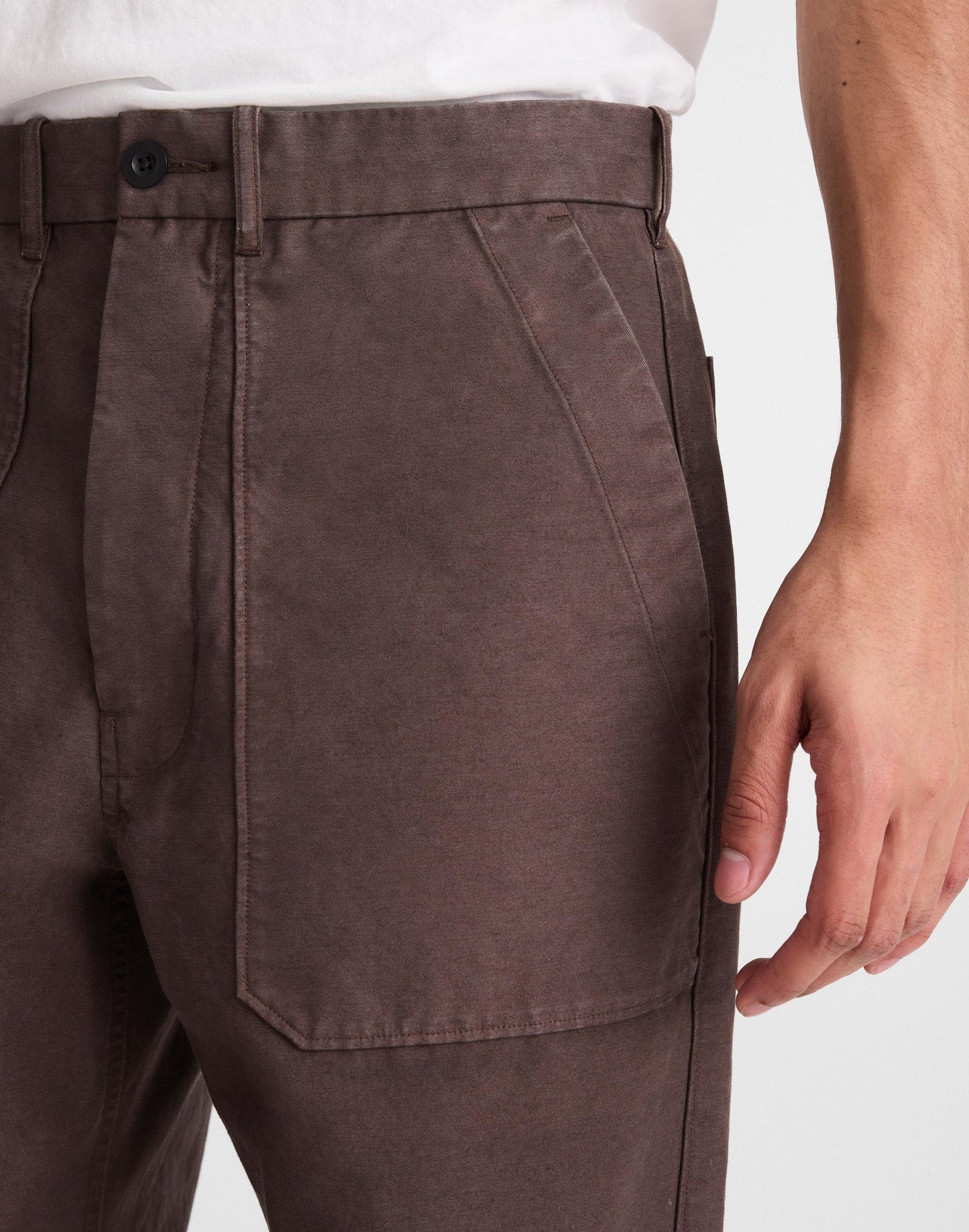 Madewell Fatigue Pants in Reverse Sateen