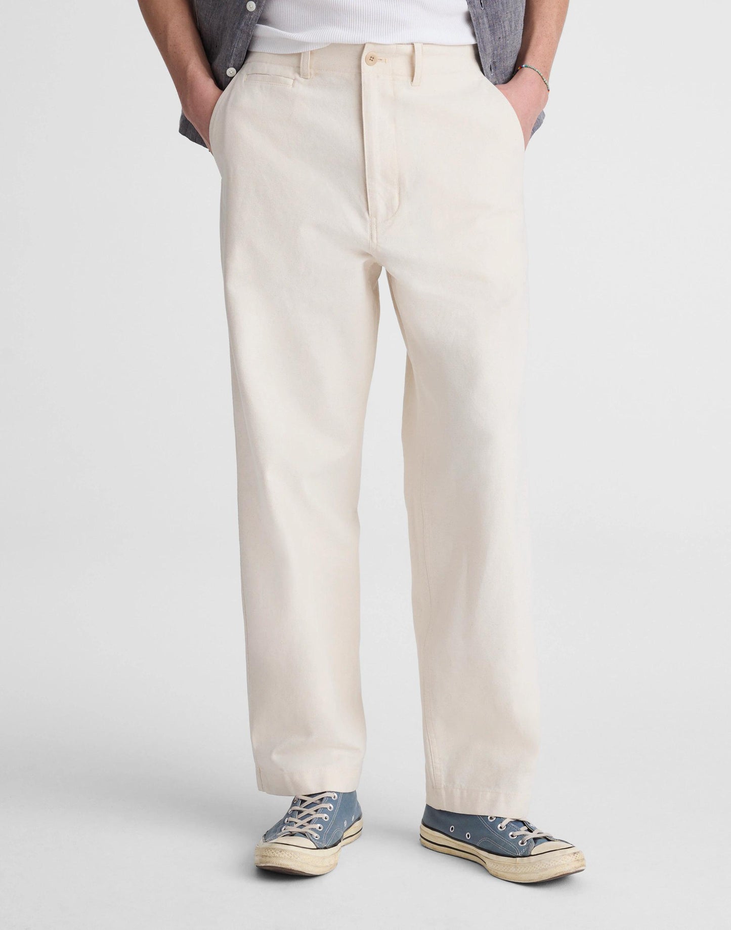 Madewell Utility Pant in Cotton-Hemp Canvas