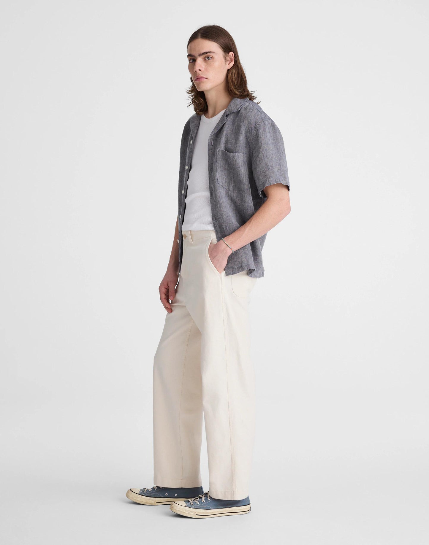 Madewell Utility Pant in Cotton-Hemp Canvas