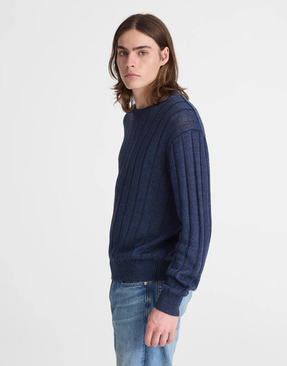 Madewell Crewneck Sweater in DuneRib Linen