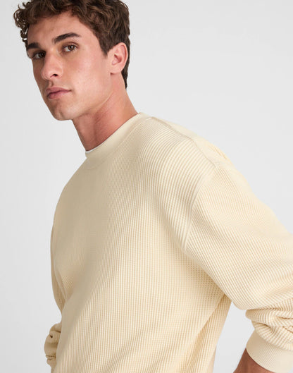 Madewell Waffle-Knit Sweatshirt