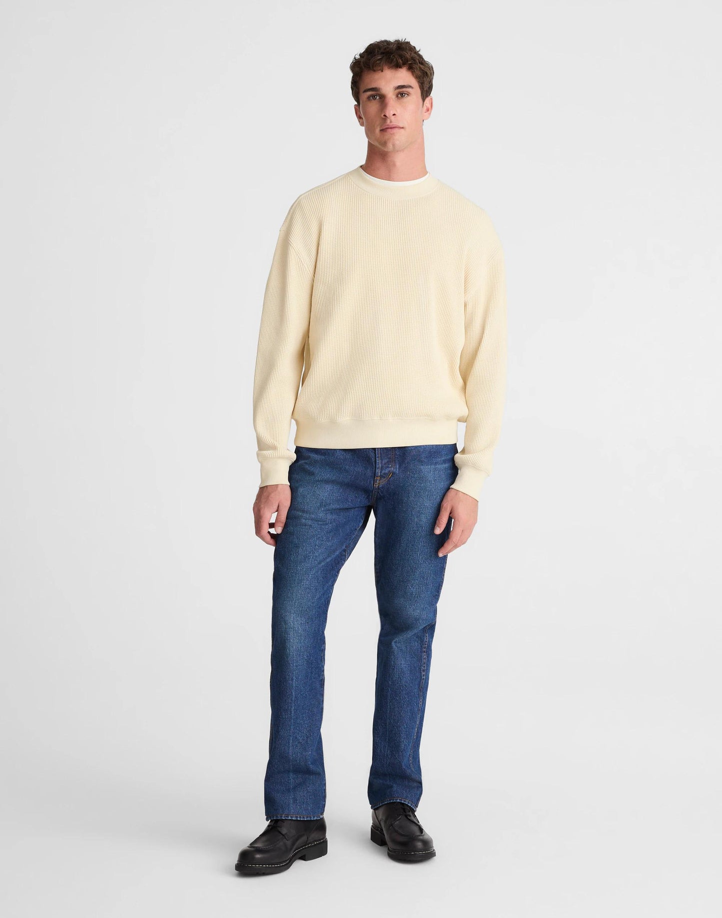 Madewell Waffle-Knit Sweatshirt