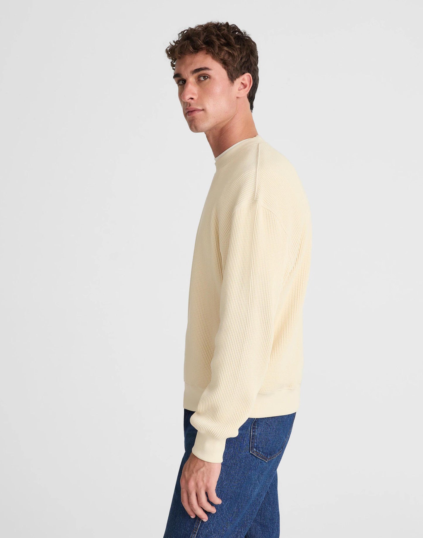 Madewell Waffle-Knit Sweatshirt
