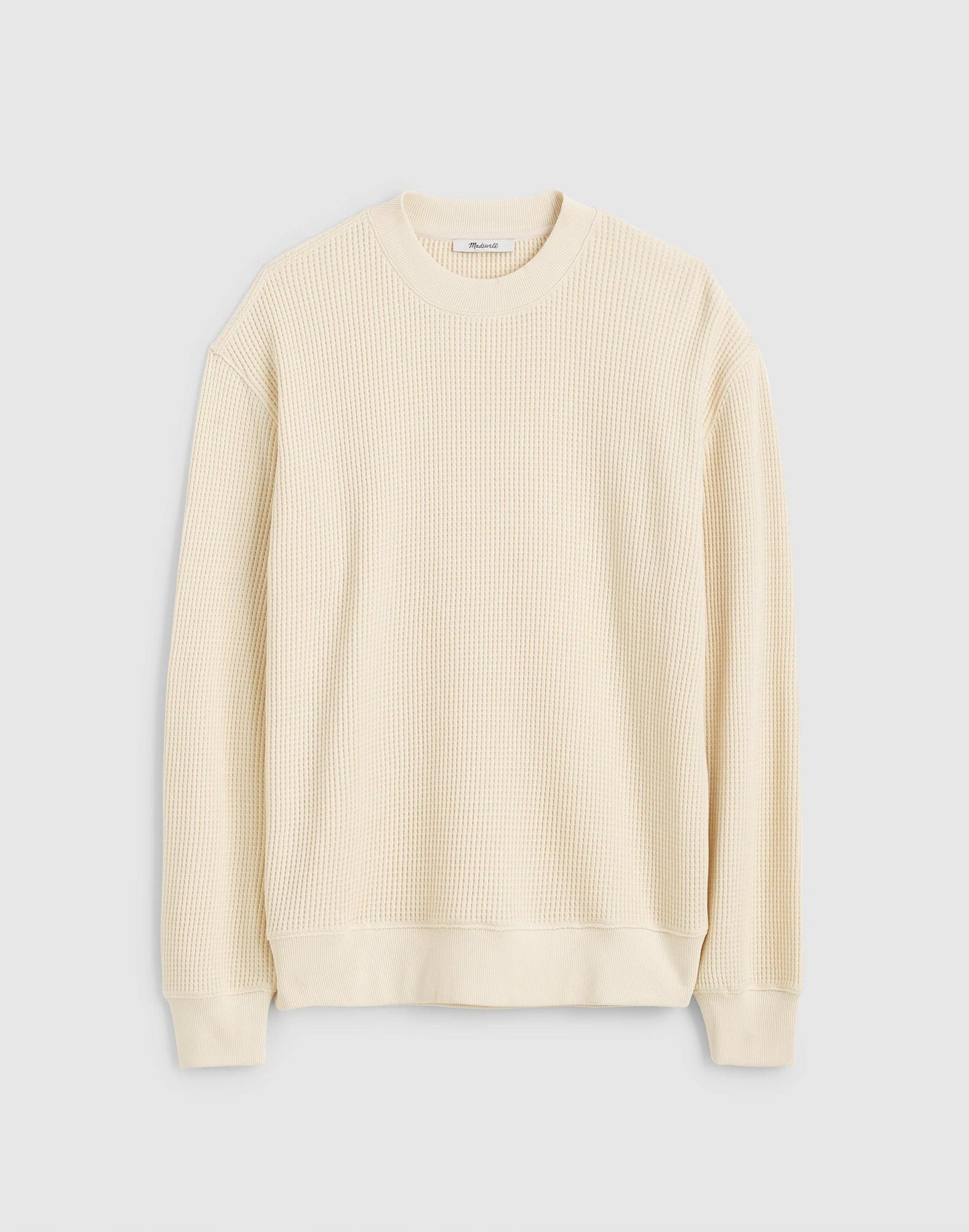 Madewell Waffle-Knit Sweatshirt