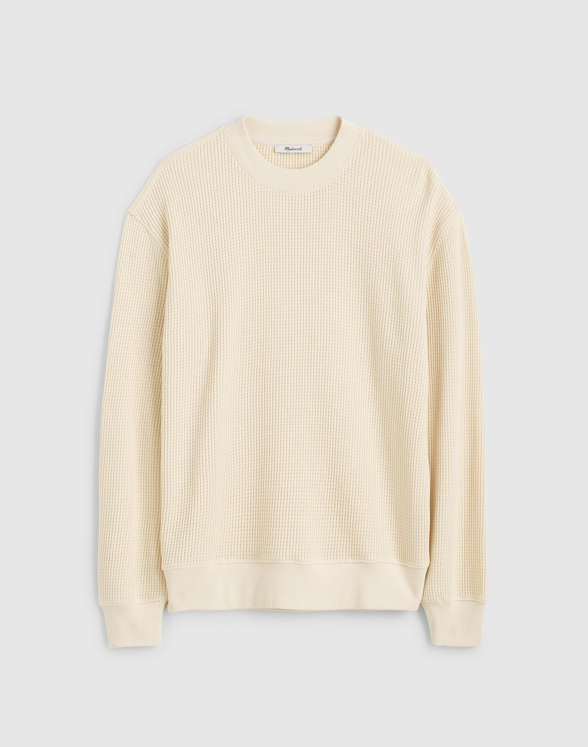 Madewell Waffle-Knit Sweatshirt