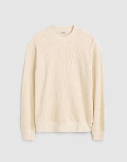 Madewell Waffle-Knit Sweatshirt