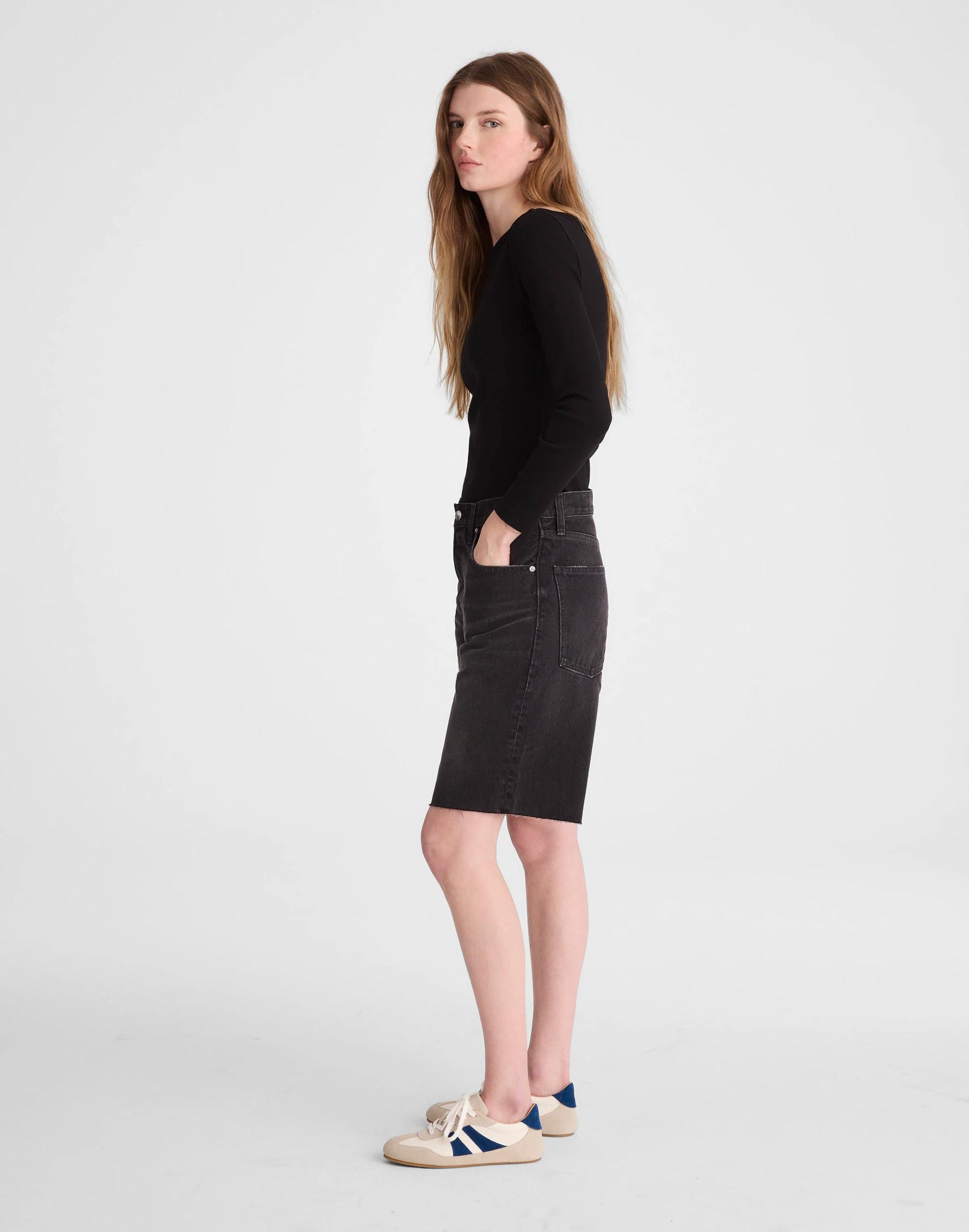 Madewell The Essex Long Baggy Short