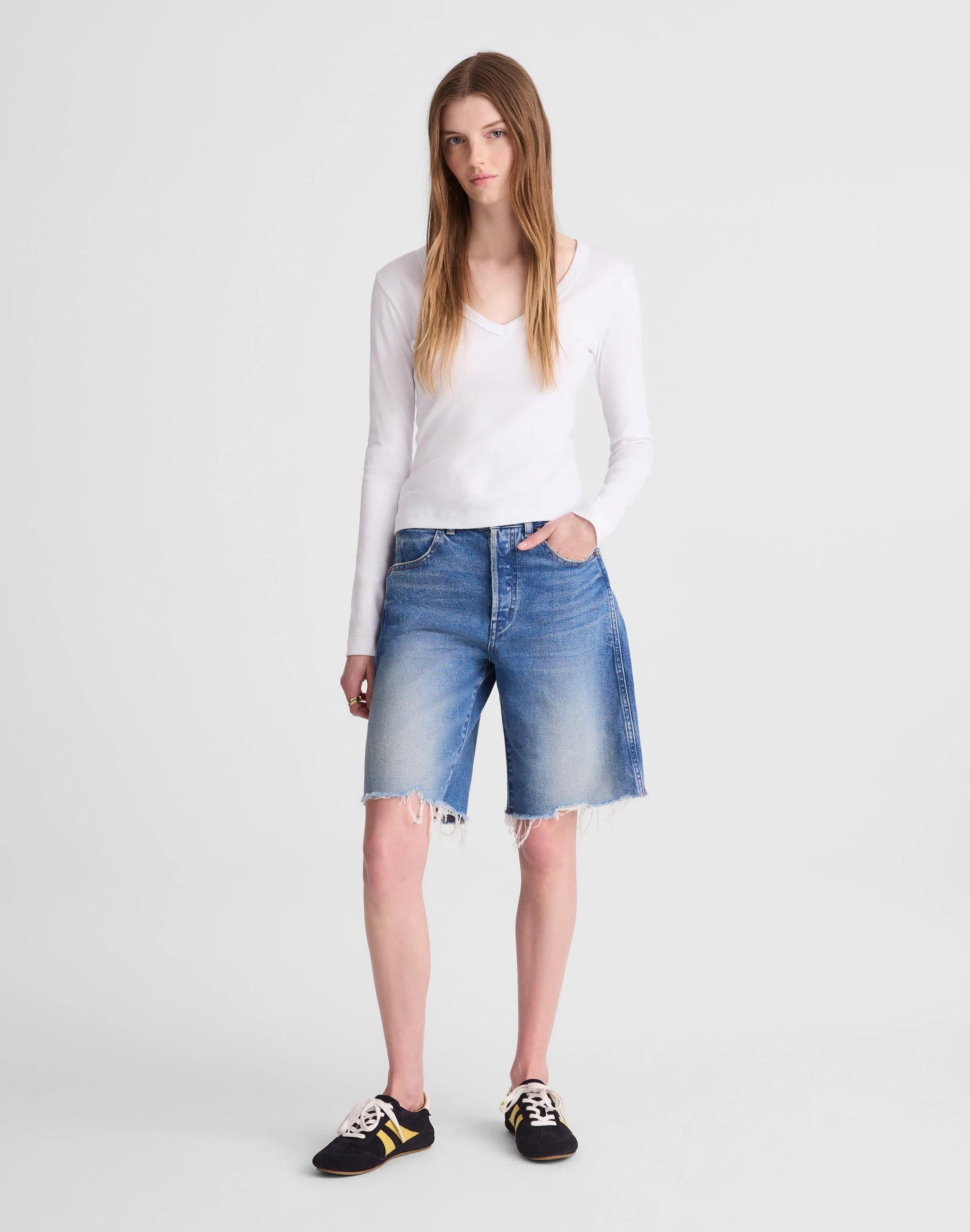 Madewell The Essex Long Baggy Short