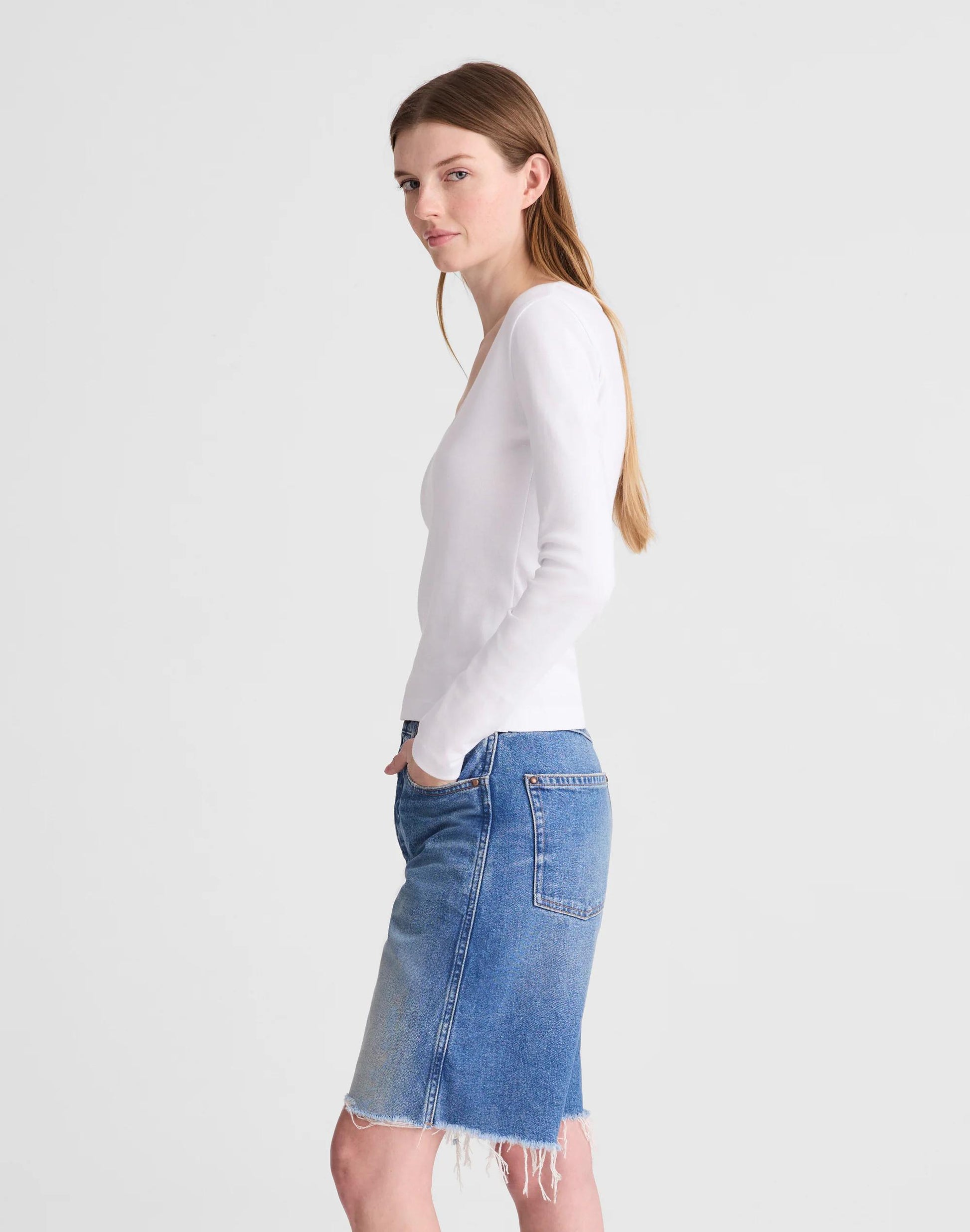 Madewell The Essex Long Baggy Short