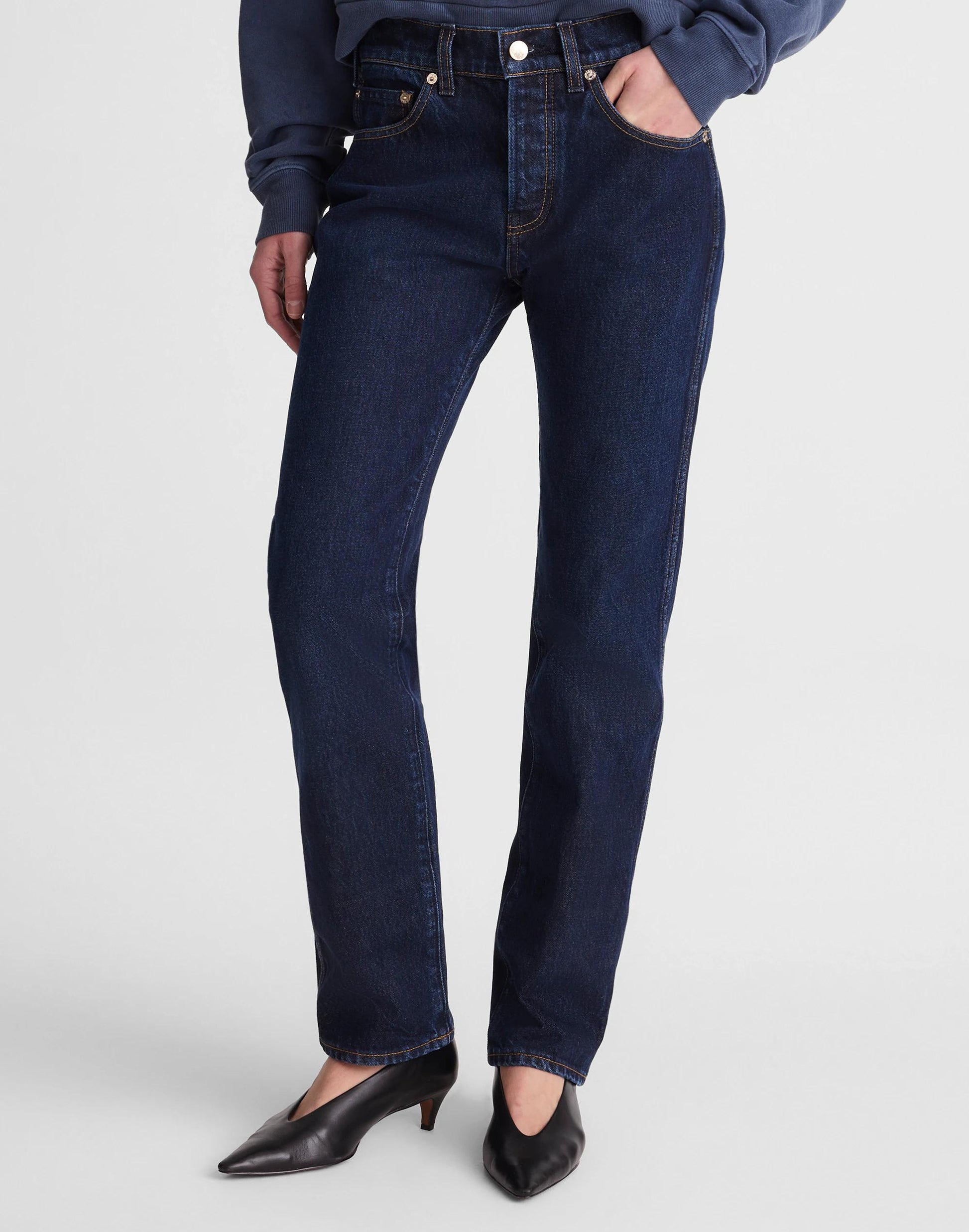 Madewell Madewell x Benjamin Talley Smith The Putney Mid-Rise Straight Jean