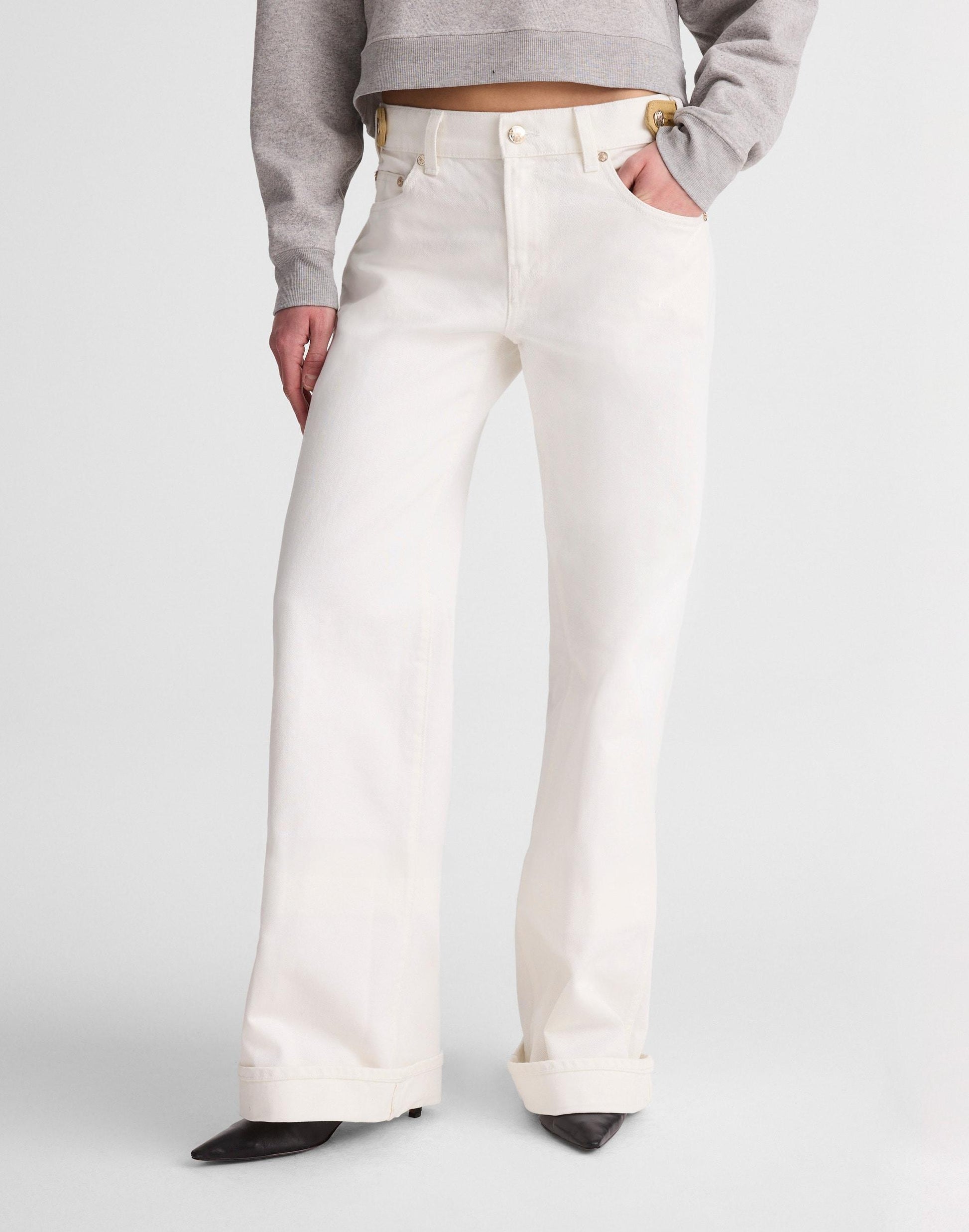 Madewell Madewell x Benjamin Talley Smith The Coolidge Low-Rise Wide-Leg Jean