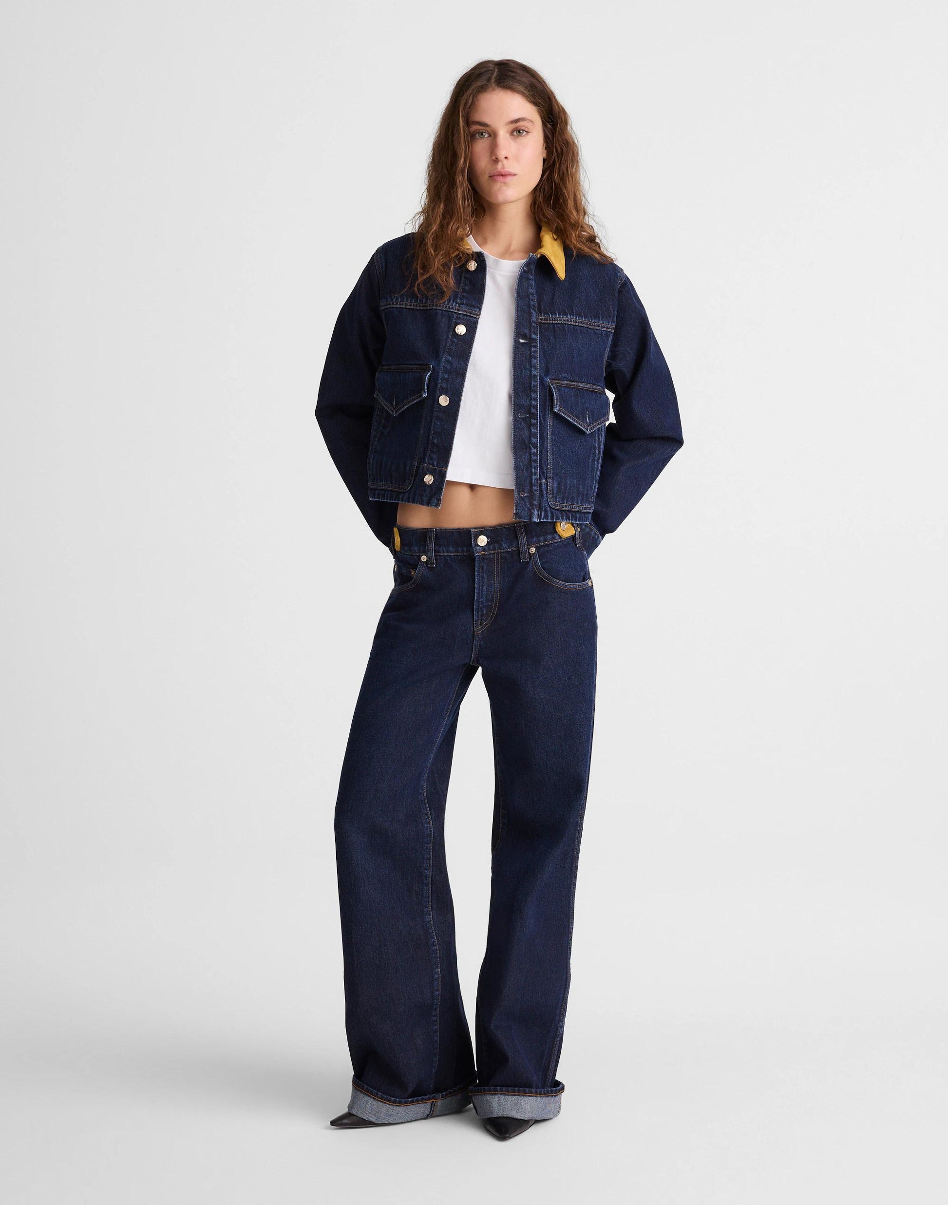 Madewell Madewell x Benjamin Talley Smith The Coolidge Low-Rise Wide-Leg Jean