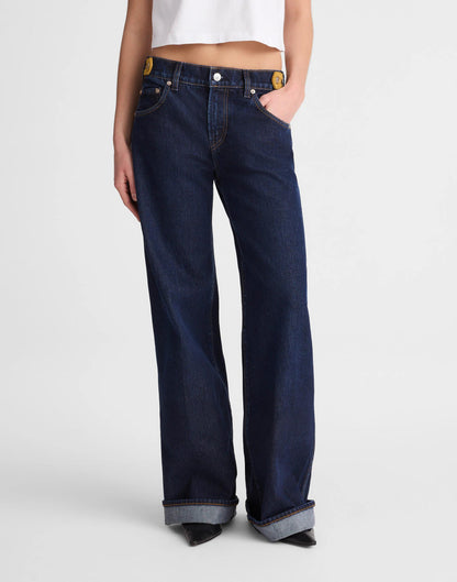 Madewell Madewell x Benjamin Talley Smith The Coolidge Low-Rise Wide-Leg Jean