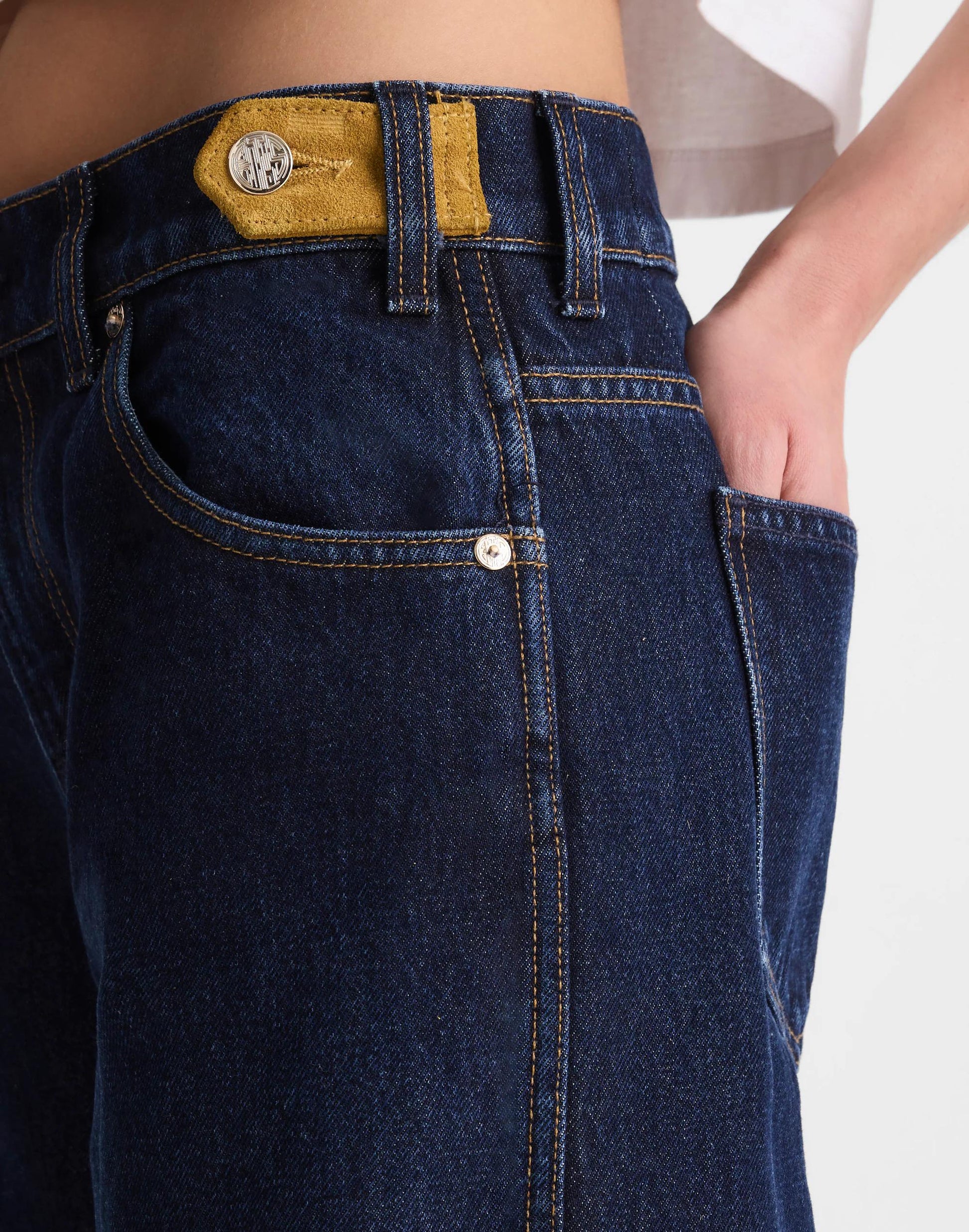 Madewell Madewell x Benjamin Talley Smith The Coolidge Low-Rise Wide-Leg Jean