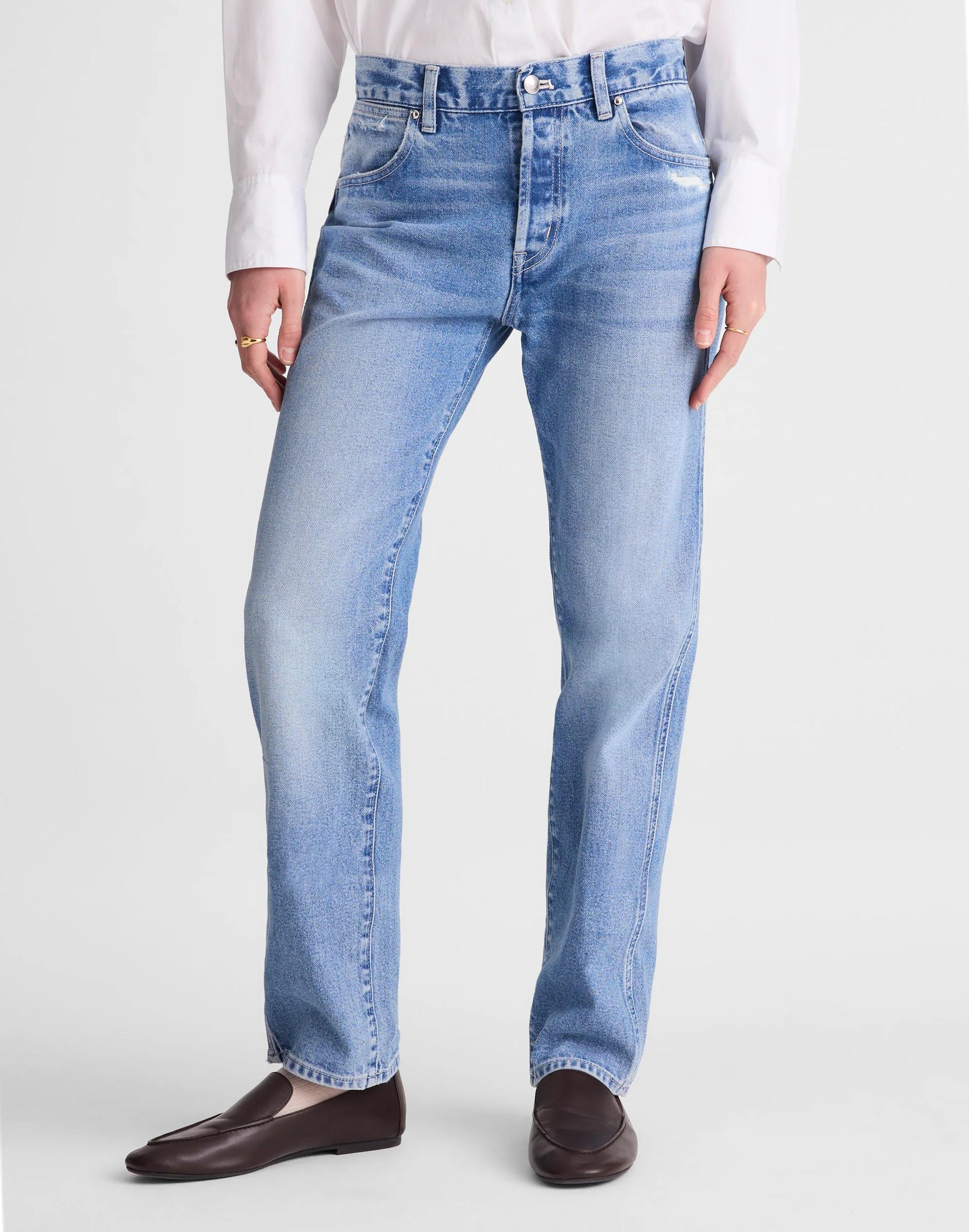 Madewell The Dean Easy Straight Jean