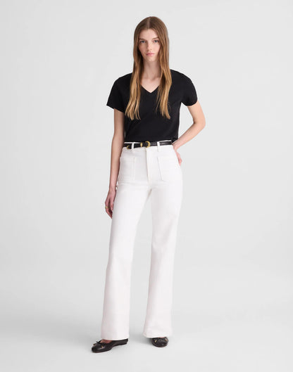 Madewell The Emmy Wide-Leg Jean in Super Stretch Denim