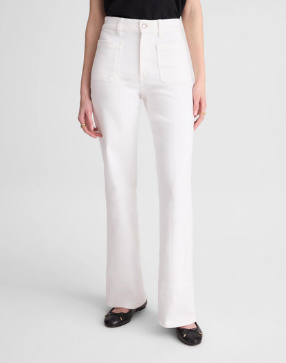Madewell The Emmy Wide-Leg Jean in Super Stretch Denim