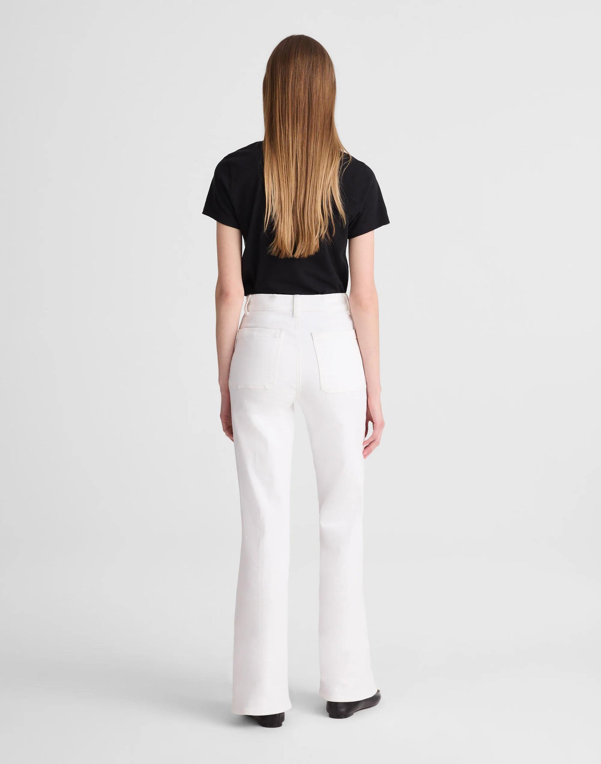 Madewell The Emmy Wide-Leg Jean in Super Stretch Denim