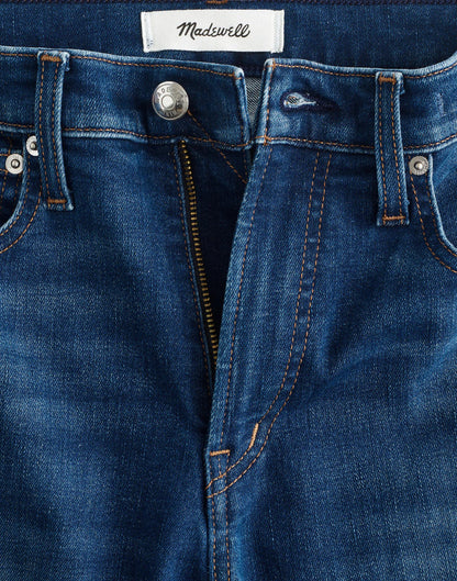 Madewell The Flare Crop Jean in Super Stretch Denim