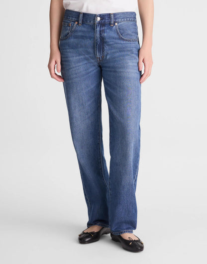 Madewell The Dean Easy Straight Jean in Airy Denim