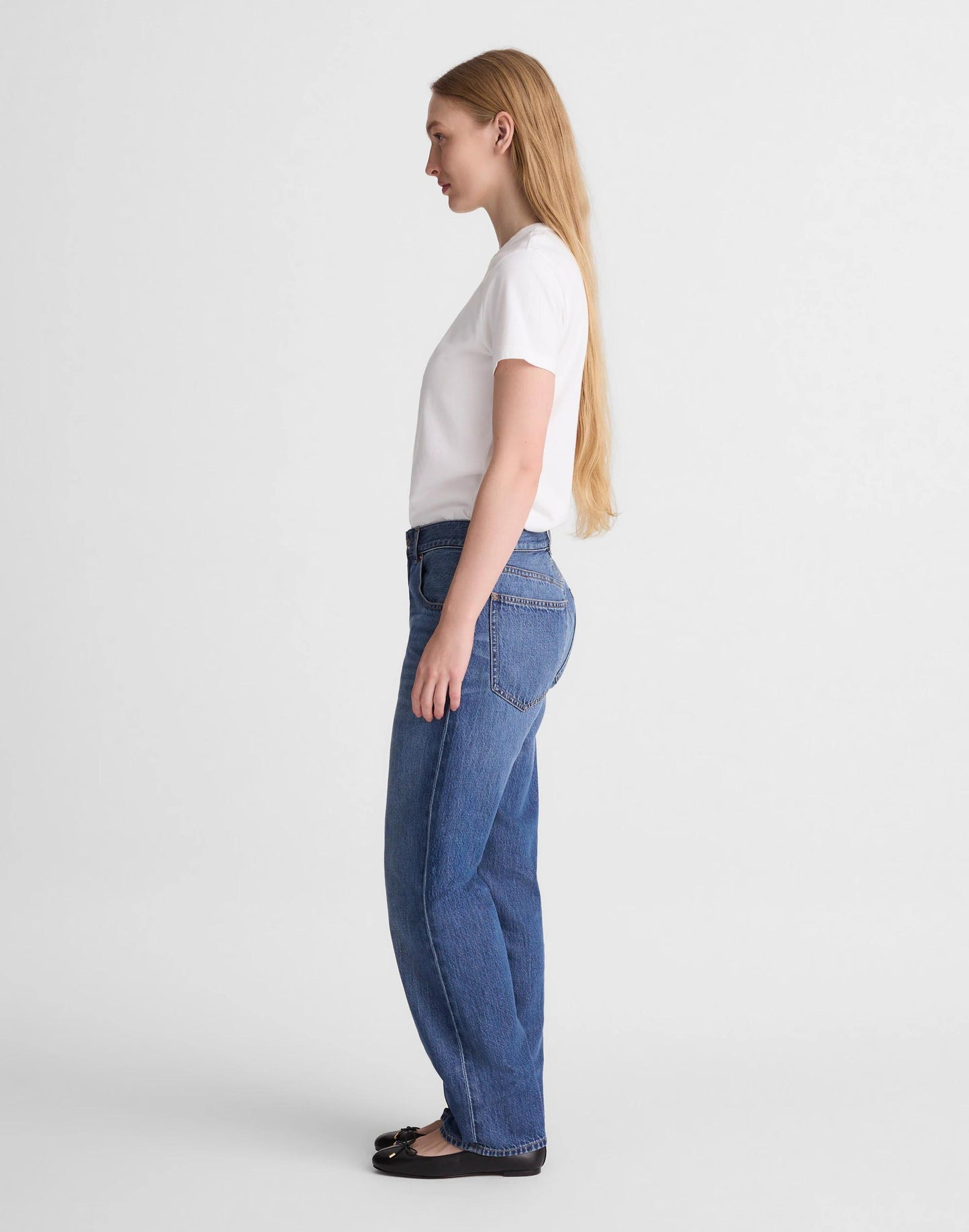 Madewell The Dean Easy Straight Jean in Airy Denim