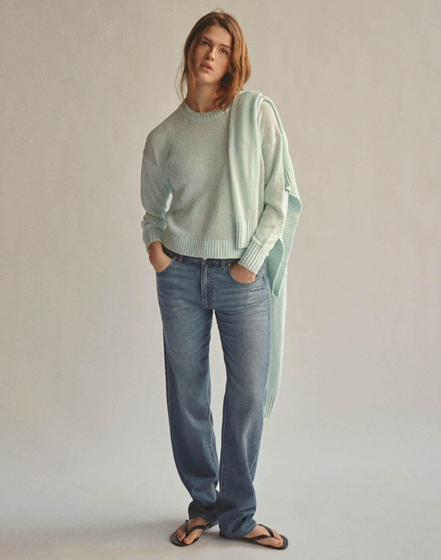 Madewell The Dean Easy Straight Jean in Airy Denim